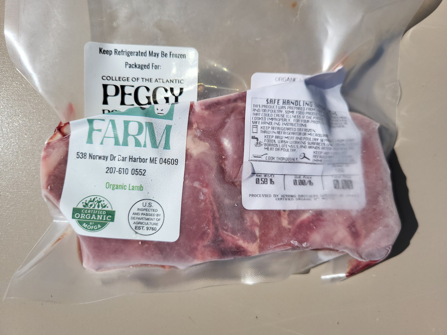 Organic Lamb Loin Chops
